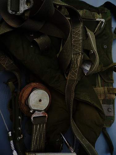 bundeswehr parachute harness with bag