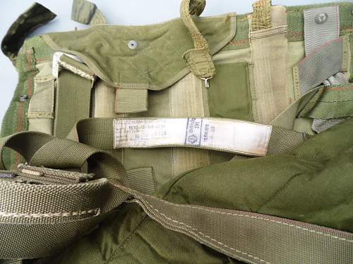 bundeswehr parachute harness with bag