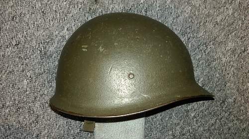 Bundeswehr steel helmets.