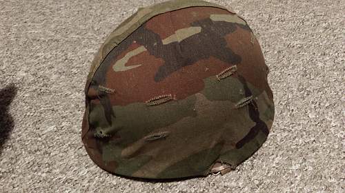 Bundeswehr steel helmets.