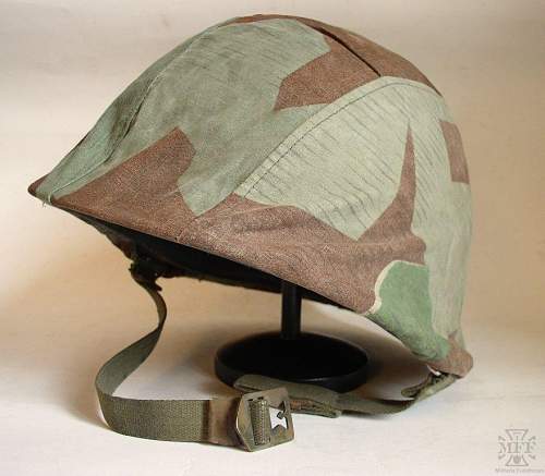 Bundeswehr steel helmets.