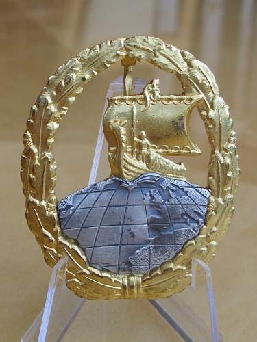 57er KM Auxiliary Cruiser badge............