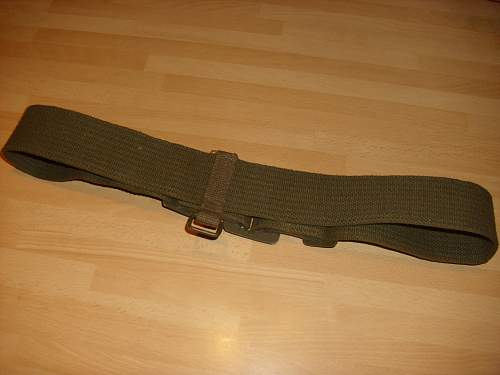 Unusual BGS/Police web/cloth belt................