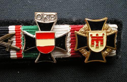 Austrian veteran's ribbon bar