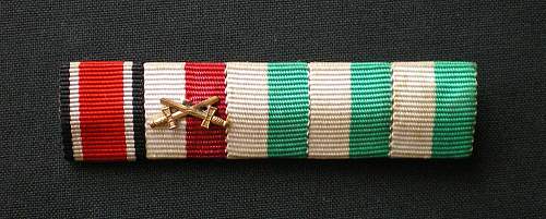 Austrian veteran's ribbon bar