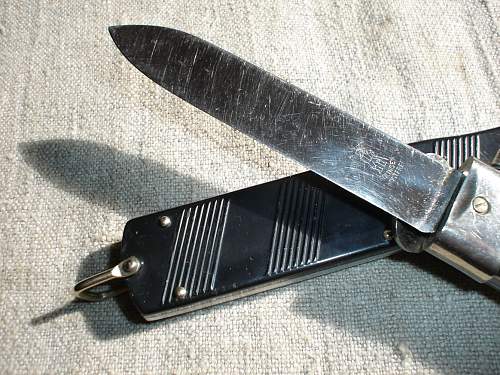 German post war gravity knife.