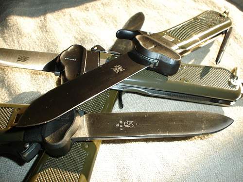 German post war gravity knife.