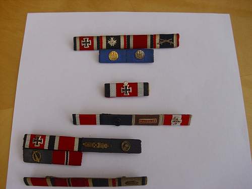 Some 57er ribbon bars...........