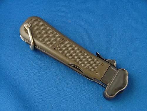 German post war gravity knife.