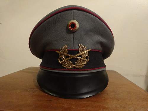 Bundeswehr peaked caps.