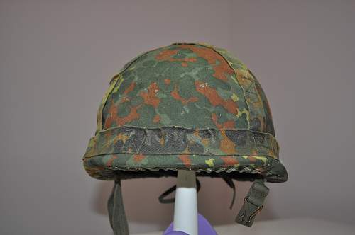 Bundeswehr steel helmets.