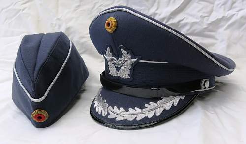 Bundeswehr peaked caps.