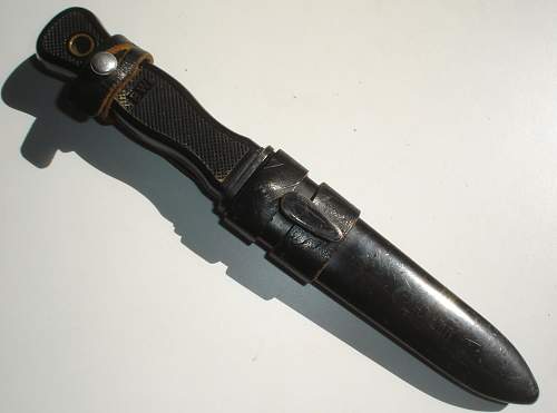 scarce BW fighting knife