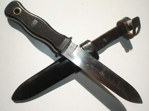 scarce BW fighting knife