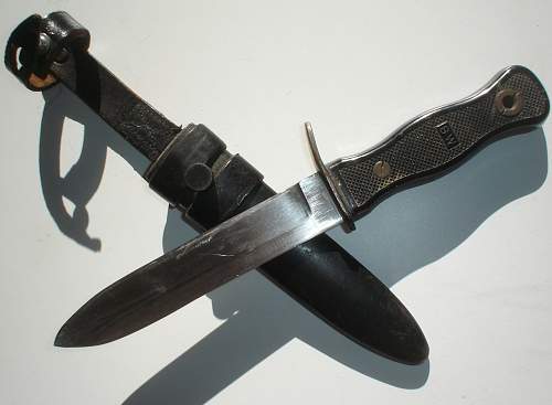 scarce BW fighting knife