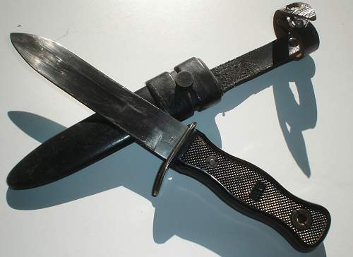 scarce BW fighting knife