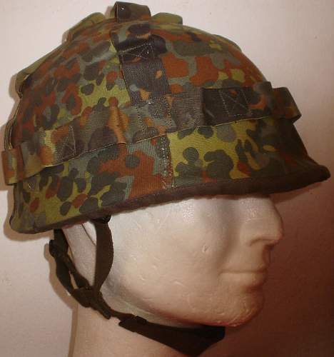 Bundeswehr steel helmets.