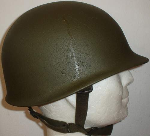 Bundeswehr steel helmets.