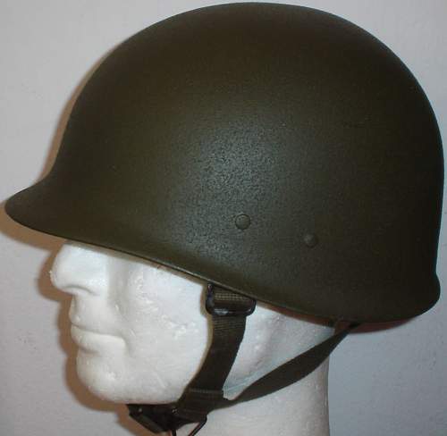 Bundeswehr steel helmets.