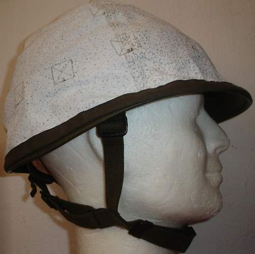 Bundeswehr steel helmets.