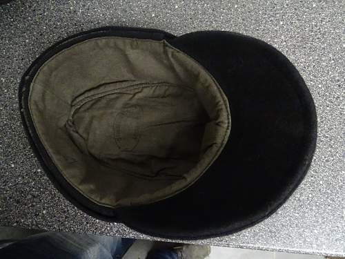 Black m43 panzer cap. (also clemens wagner marked)