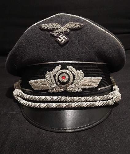 Luftwaffe visor hat real?