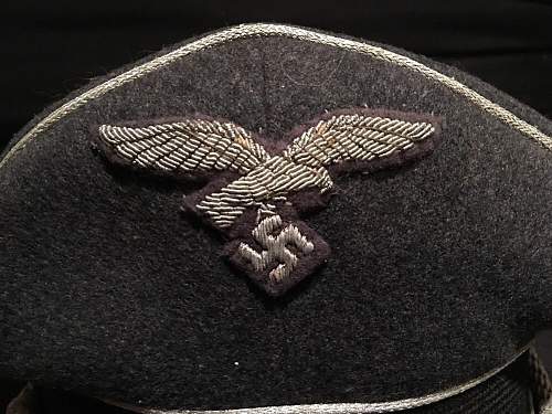 Luftwaffe visor hat real?