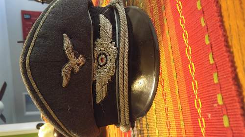 Luftwaffe officer visor cap authenticity