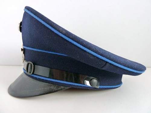 Original unknow police visor.. or post war trap?
