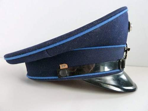 Original unknow police visor.. or post war trap?