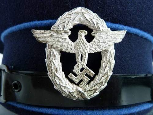 Original unknow police visor.. or post war trap?