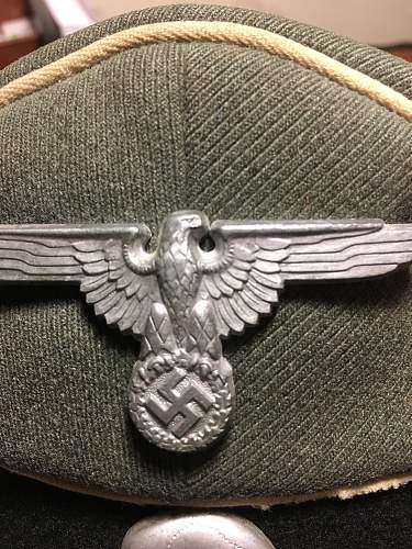 Possible Waffen-SS NCO Visor Cap