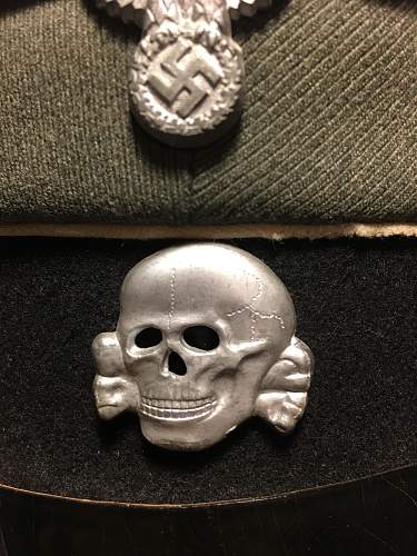 Possible Waffen-SS NCO Visor Cap