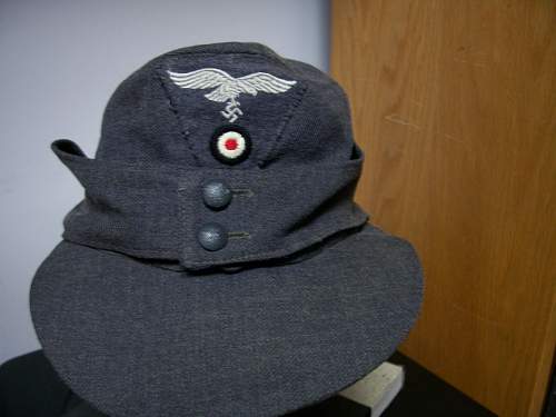 Luftwaffe M43 cap - original?