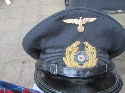 german navy visor cap