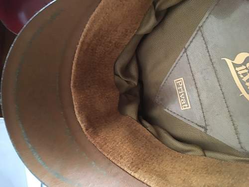 Would like some advice on this SS artillery officer visor cap