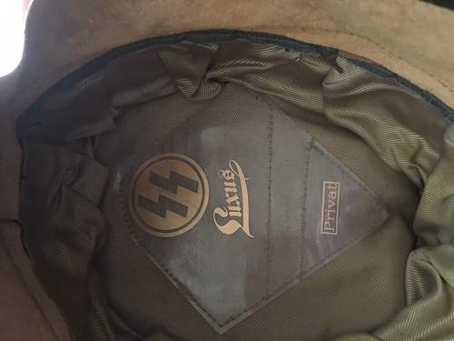 Would like some advice on this SS artillery officer visor cap