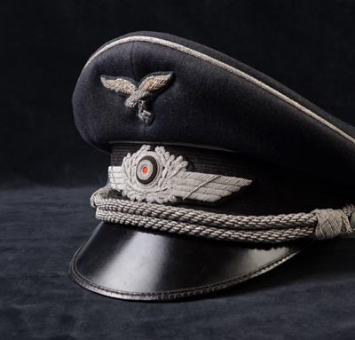 luftwaffe officer visor