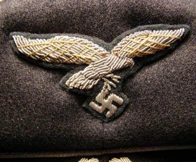 luftwaffe officer visor