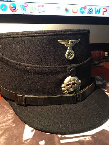 SS visor cap - authentication needed