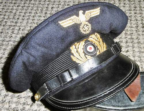 Original or fahe German Navy visor hat ? Kriegsmarine schirmmutze