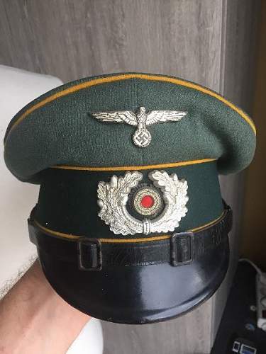 Wehrmacht visor caps