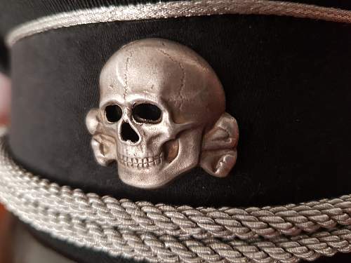 Black SS General's visor cap