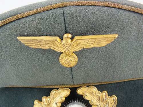 Army General's visor cap