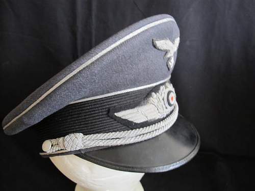 CW Luftwaffe Officers visor