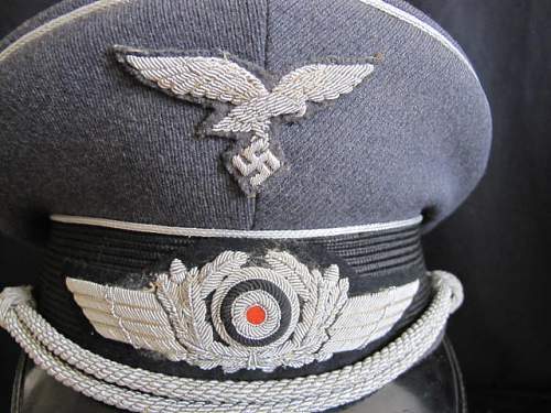 CW Luftwaffe Officers visor