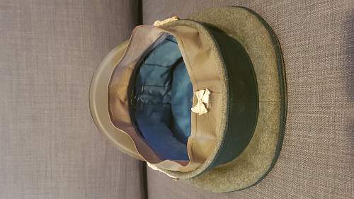 Coastal Artillery Officers Visor