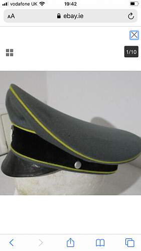 Quality repro? Visor cap of the WW2 Wehrmacht