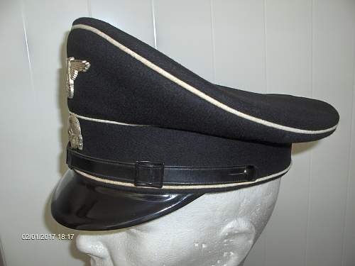 SS Algemeine NCO visor cap