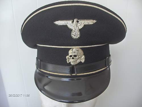SS Algemeine NCO visor cap